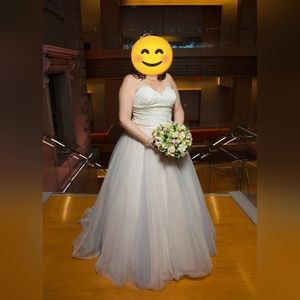 Allure Romance 2853 Strapless Nontraditional Wedding Dress